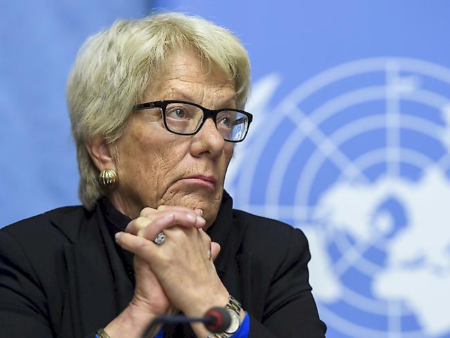 Schweizer IS-Reisende zurückholen und in der Schweiz aburteilen: die ehemalige Uno-Sonderermittlerin und Bundesanwältin Carla del Ponte kritisiert in einem Zeitungsinterview die Politik von Justizministerin Karin Keller-Sutter in dieser Frage.