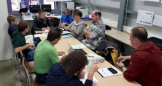 Der Gemeindef&uuml;hrungsstab von Niedergesteln konnte am Samstag eine Hochwasser&uuml;bung erfolgreich durchf&uuml;hren.