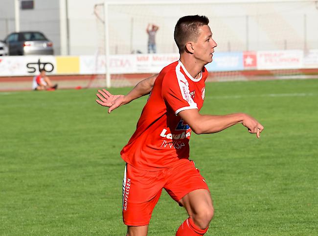 Spektakuläre Wende. Fabrice Locher erzielte in der zweiten Halbzeit beide Treffer zum 2:1-Sieg.