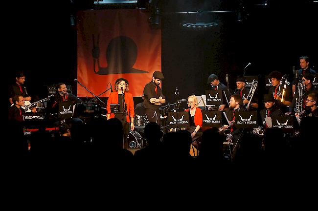 «Mighty Horns» beim Big-Band-Konzert zum Zehn-Jahr-Jubiläum.