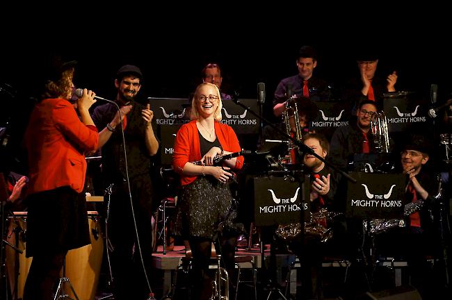 «Mighty Horns» beim Big-Band-Konzert zum Zehn-Jahr-Jubiläum.