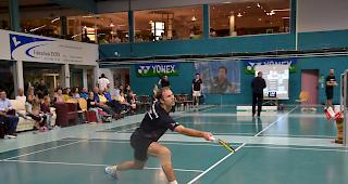 Jan Fr&ouml;hlich siegte im Einzel, verlor aber im Herren-Doppel mit dem BC Olympica gegen Yverdon-les-Bains II.