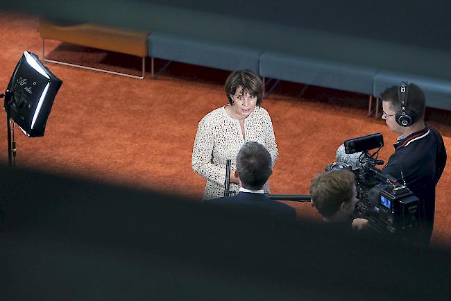 Den von den Medien aufgeworfene Verdacht, dass Leuthard auch über die gesetzeswidrige Buchungspraxis bei PostAuto Bescheid wusste, konnte die GPK nicht erhärten. (Archivbild)