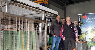 Am Mittwoch pr&auml;sentierten die Verantwortlichen in V&eacute;troz die neue Heisswasserbehandlungsmaschine. Mit dieser will man bereits in diesem Winter mehr als 600'000 Sch&ouml;sslinge behandeln.