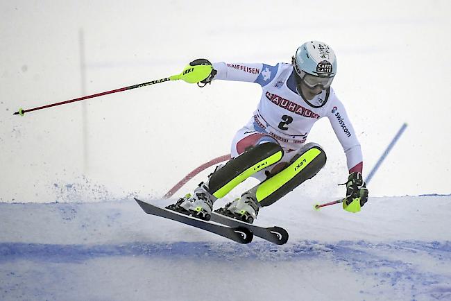 Wendy Holdener belegt in Levi nach dem 1. Lauf den sechsten Platz. 