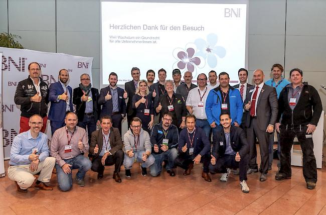 Am Freitag fand die Gründungsveranstaltung des Unternehmerteams Vispa von Business Network International (BNI) statt.