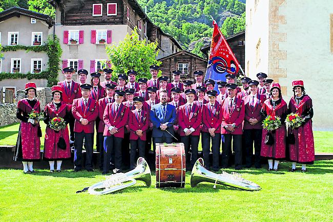 Die Musikgesellschaft «Sonnenberg» aus Törbel.