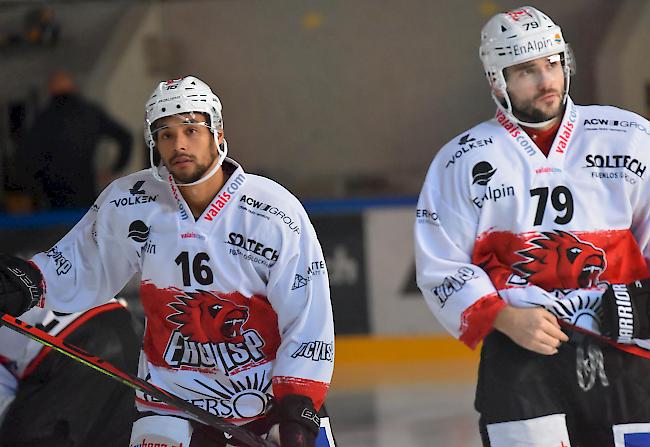 Josephs und Wiedmer, bittere Niederlage des EHC Visp beim Schlusslicht im Tessin.