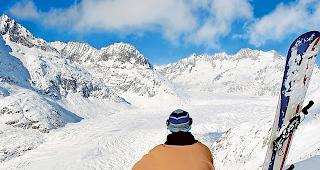 Nach dem Nein. Wie sehen die Zukunftsvisionen in der Aletsch Arena aus?Foto Keystone