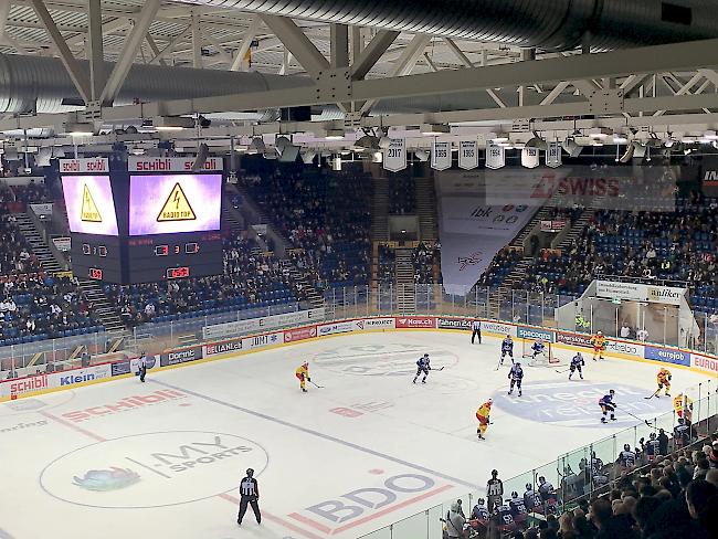 Der HC Siders am Dienstagabend zu Gast beim EHC Kloten, der bei diesem Heimspiel sein 85-Jahr-Jubiläum feierte.