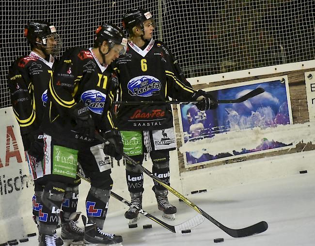 Der EHC Saastal landete einen 7:2-Sieg über den Tabellen-Zweiten St-Imier.