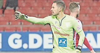 Torh&uuml;ter Kevin Fickentscher und der FC Sitten: Im Moment passt nicht viel zusammen.