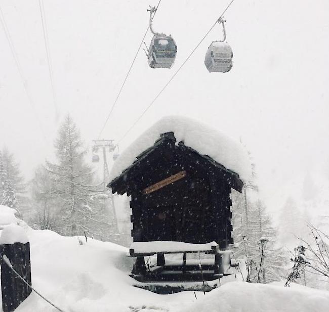 Winteridylle in Zermatt.