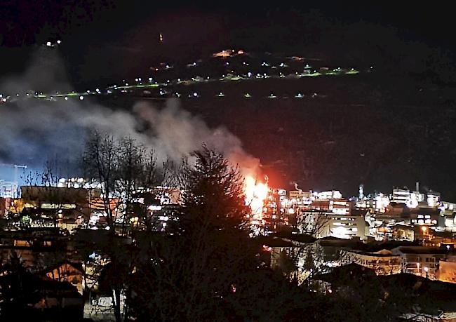 Laut Lonza war das Feuer innert Minuten von der Lonza-Werken gebracht worden.