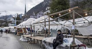 &laquo;Veiko&raquo; machte am Samstag den Standbetreibern am Stanser Weihnachtsmarkt einen Strich durch die Rechnung.