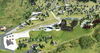 Aus der Traum. Die Urversammlung von B&uuml;rchen lehnt das Hotelprojekt in den Bodmen ab. (Visualisierung)