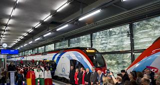 Der &laquo;L&eacute;man Express&raquo; ist Europas gr&ouml;sste grenz&uuml;berschreitende S-Bahn. 