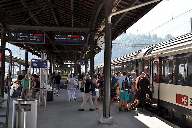 Im Varzo-Tunnel fallen Anfang 2020 Unterhaltsarbeiten an. Auf der Strecke zwischen Brig und Domodossola muss während mehrerer Wochen mit Einschränkungen gerechnet werden.