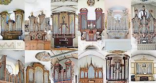 Gommer Orgeln. Pr&auml;chtig ist die Gommer Orgellandschaft &ndash; diese zw&ouml;lf Orgeln belegen es.Foto zvg