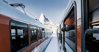 Neu ab 2021. Die Gornergrat Bahn erh&auml;lt ab 2021 f&uuml;nf neue Triebwagen.