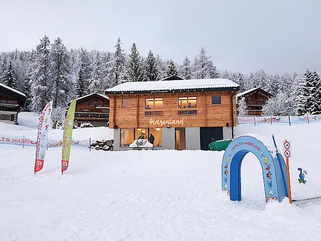 <b>Das neue Bijou.</b> Das Gebäude «Hasenland» mit dem Kinderhort im Obergeschoss und dem Aufenthaltsraum im Erdgeschoss.