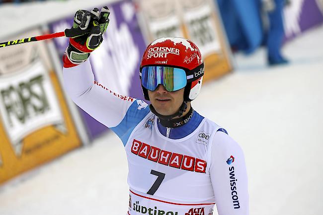 <b>Top Ten verpasst.</b> Loic Meillard erreicht im Riesenslalom in Alta Badia den 12. Rang.