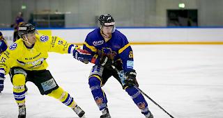 In einem engen Spiel schl&auml;gt der EHC Raron den Gast aus Monthey mit 2:1.