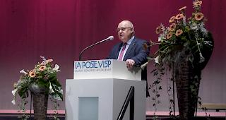 Neujahrsempfang der Gemeinde Visp (im Bild Gemeindepr&auml;sident Niklaus Furger).