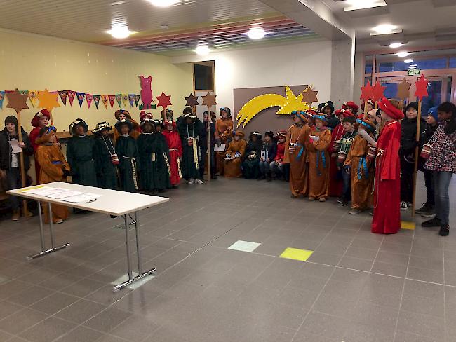 Schöne Geste. Die Sternsinger von Baltschieder sammelten 4600 Franken für Strassenkinder in Kolumbien.