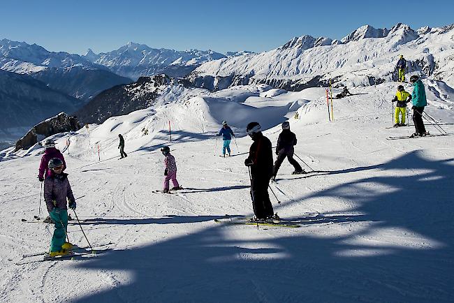 Am bislang stärksten Tag: Ein Plus von 5,8 Prozent gegenüber 2018/19 in der Aletsch Arena.