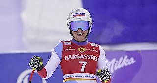 Die Schnellste. Corinne Sutter gewinnt die Abfahrt von Zauchensee.