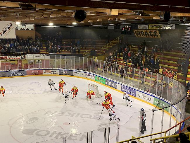 Nur 1733 Fans bei der deutlichen Niederlage des HC Siders gegen Olten.