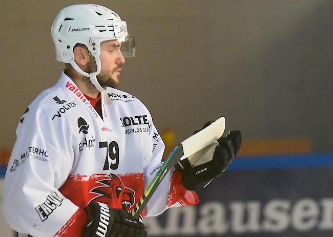 Sandro Wiedmer und der EHC Visp, der siebte Auswärtssieg in Serie.