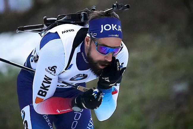 Ein Schiessfehler und Rückstand in der Loipe, Benjamin Weger wurde in Ruhpolding 33.