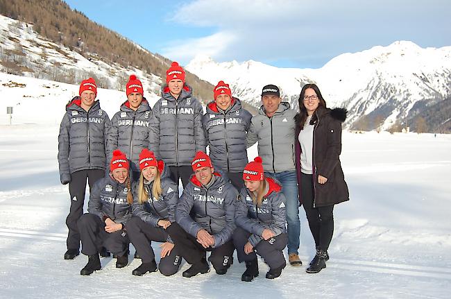 Das deutsche Team holt sich im Goms den letzten Schliff für die Olympischen Jugend-Winterspiele.