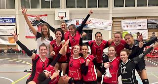 Enthusiastisch. Die Frauen des VBC Visp.