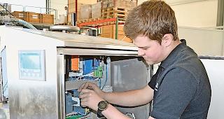 Nicolas Sterren bei seiner Arbeit. 