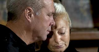 Charlotte Charles, Mutter von Harry Dunn, der starb, nachdem sein Motorrad im August 2019 mit Anne Sacoolas, der Frau eines amerikanischen Diplomaten, in einen Unfall in Grossbritannien verwickelt war.