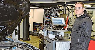 Patrik Nagy: &laquo;Die Lehre zum Automobil-Mechatroniker ist eine sehr breit gef&auml;cherte Ausbildung.&raquo;