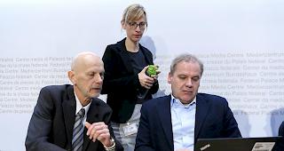 &laquo;Es sind diese Leute, die ein Infektionsrisiko haben&raquo;, sagte Daniel Koch (links), Leiter Abteilung &uuml;bertragbare Krankheiten im BAG.