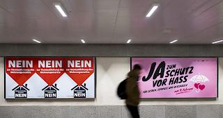 Nein zur Wohninitiative, Ja zum Diskriminierungsartikel, so der aktuelle Stand bei den eidgen&ouml;ssischen Abstimmungen.