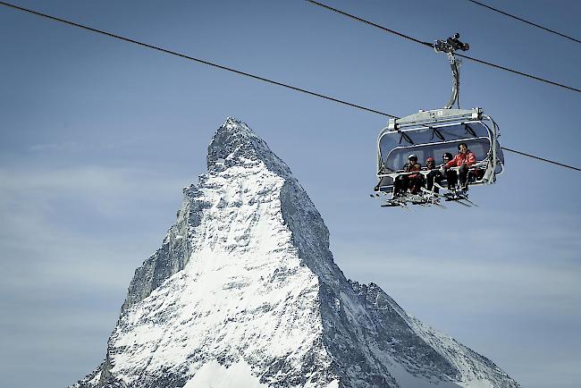 Seilbahnen Schweiz zieht eine positive Zwischenbilanz. Die Walliser Seilbahnen konnten allerdings "nur" ein Plus von 7,7 Prozent verzeichnen.