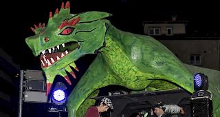 Drachenausbruch in Naters. 