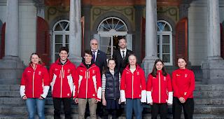 Aliz&eacute;e Aymon, Leni Michellod, Luc Roduit, Aur&eacute;lie Sainz, Elsa Sj&ouml;stedt, Livio Summermatter, Alexia Turunen, Loris Uberti und Lena Volken wurden in Sitten begl&uuml;ckw&uuml;nscht.