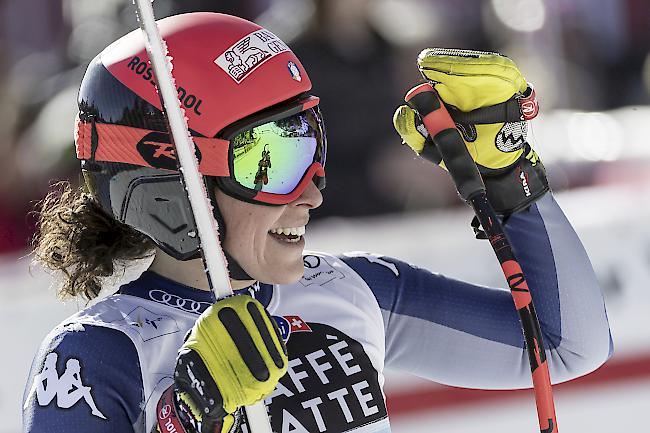 Federica Brignone gewinnt die Kombination von Crans-Montana.