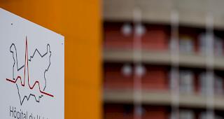 Spital Sitten. Eine dritter Corona-Fall wird hier isoliert stationiert.