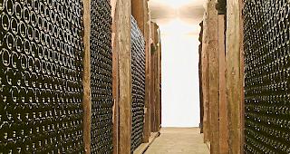 Bestellungen eingebrochen. Nachdem die Walliser Weinlager bereits proppenvoll sind, wird das Coronavirus die Best&auml;nde weiter anwachsen lassen.Foto Keystone