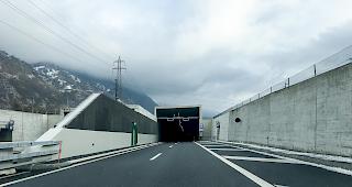 Ende M&auml;rz/Anfang April kommt es beim A9-Tunnel Turtmann zwischen Susten und Gampel zu drei Nachtsperrungen.