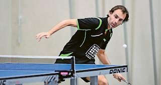 Makellos. Der Franzose Anthony Geminiani gewann alle seine Partien f&uuml;r den TTC Siders.Foto zvg