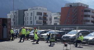 Auf der Ibex-Baustelle von Lonza in Visp hielten sich Drittfirmen nicht an die vom Bund verordneten Massnahmen im Zusammenhang mit der Corona-Krise. Lonza hat daraufhin zus&auml;tzliche Massnahmen ergriffen.